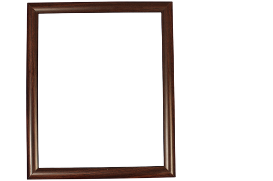 Marco tradicional cafe delgado