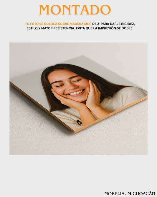 Ampliación (Foto + Laminado y Montado)